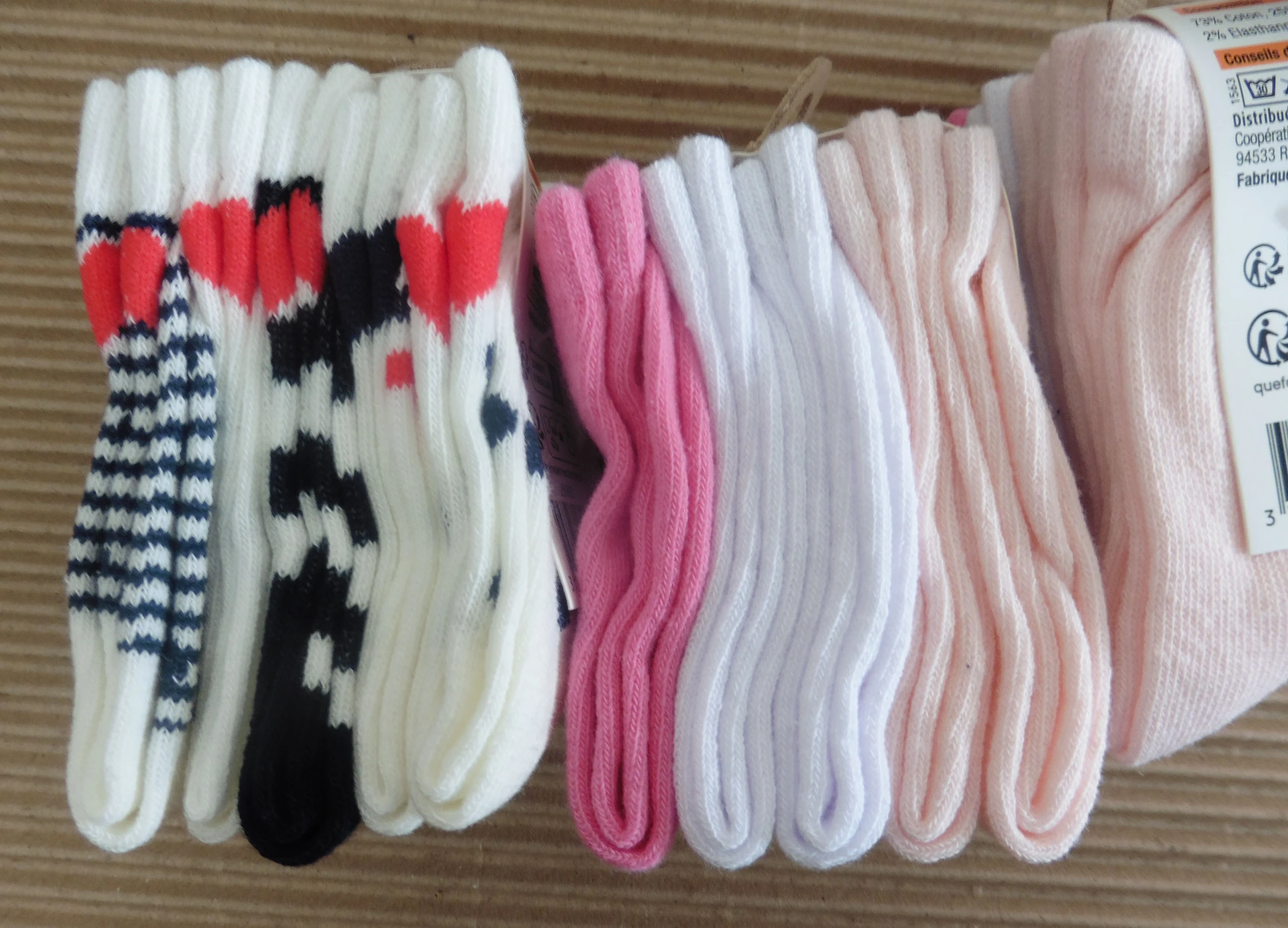 3 lotes de 5 pares de meias para bebê 21/23 – photo 3